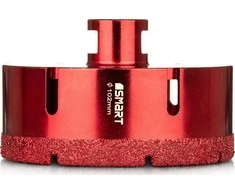 Grąžtas 102 mm deimantinis skylių pjūklas skirtas sausam gręžimui kampiniu šlifuokliu, M14 sriegis, 365 SMART [SM-25-1020]