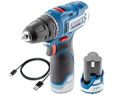 Dedra Rinkinys 12 V „ded7330“ atsuktuvo, „ded7300“ USB/C ir „ded7320“ 2,0 Ah akumuliatoriaus rinkinys