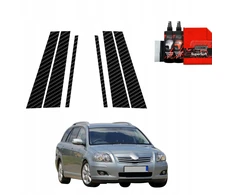 GrizzGlass anglies plėvelė apsauginė BodyShield Carbon priekiniams stulpams Toyota Avensis Kombi (2003-2009) [6w1] (GRZ19812)