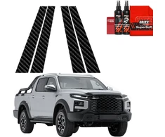 GrizzGlass anglies plėvelė apsauginė BodyShield Carbon stulpams, skirtas JAC T9 (2025-2026) [4w1] (GRZ22306)