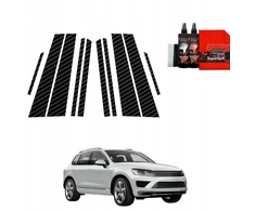 GrizzGlass anglies plėvelė apsauginė BodyShield Carbon ant statramsčių Volkswagen Touareg (2014-2018) [10w1] (GRZ19816)