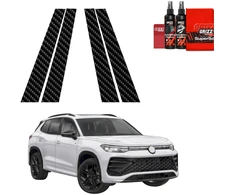 GrizzGlass anglies plėvelė apsauginė BodyShield Carbon ant statramsčių Volkswagen Tiguan (2023-2026) [4w1] (GRZ19974)