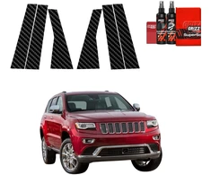 GrizzGlass anglinė apsauginė plėvelė BodyShield Carbon ant statramsčių Jeep Grand Cherokee 4 (2010-2021) [6w1] (GRZ21987)