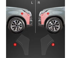 GrizzGlass Apsauginė plėvelė ant buferio BodyShield, skirta SsangYong Rexton (2023-2025) [2w1] (GRZ15133)