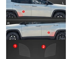 GrizzGlass Apsauginė plėvelė ant sparnų BodyShield, skirta Jeep Compass (2020-2024) [2w1] (GRZ15467)