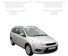 GrizzGlass Balta techninė danga HeavyDuty Baltas slenksčiams Ford Focus Mk2 Universalas Facelifting (2007-2011) [4w1] (GRZ21327)