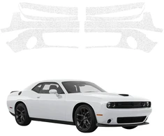 GrizzGlass Balta techninė danga HeavyDuty Baltas priekiui, skirtas Dodge Challenger GT (2015-2023) [8w1] (GRZ22280)