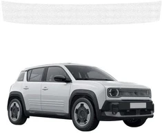 GrizzGlass Balta techninė danga HeavyDuty Baltas bagažinės slenksčiui, skirtam Renault R4 (2025-2026) (GRZ21654)