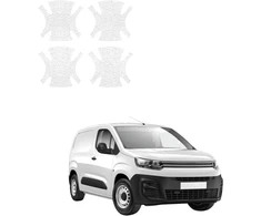 GrizzGlass Balta techninė danga HeavyDuty Baltas po rankenomis, skirta Citroen Berlingo VAN (2018-2026) [4w1] (GRZ22155)
