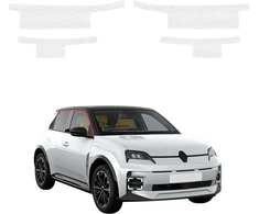 GrizzGlass Balta techninė danga HeavyDuty Baltas slenksčiams, skirtiems Renault R5 (2024-2026) [4w1] (GRZ21612)