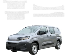 GrizzGlass Balta techninė danga HeavyDuty Baltas ant slenksčių, skirtų Peugeot Partner (2018-2026) [4w1] (GRZ22676)