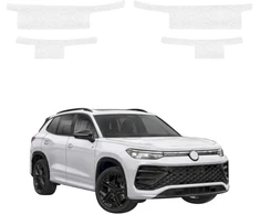 GrizzGlass Balta techninė danga HeavyDuty Baltas slenkščiams, skirtiems Volkswagen Tiguan (2023-2026) [4w1]