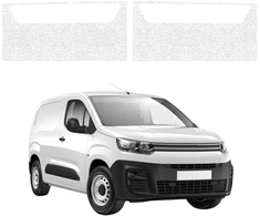 GrizzGlass Balta techninė danga HeavyDuty Baltas priekinėms slenksčiams skirtiems Citroen Berlingo VAN (2018-2026) [2w1] (GRZ22392)