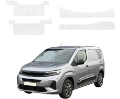 GrizzGlass Balta techninė danga HeavyDuty Baltas ant slenksčių su įdubimais, skirti Opel Combo Cargo (2018-2026) [4w1] (GRZ22704)