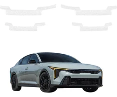 GrizzGlass Balta techninė danga HeavyDuty Baltas ant slenksčių, skirta Kia K4 (2025-2026) [4w1] (GRZ21323)