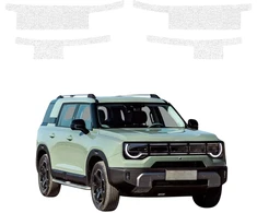 GrizzGlass Balta techninė danga HeavyDuty Baltas slenksčiams, skirtiems BAIC BJ30 (2026) [4w1] (GRZ22573)