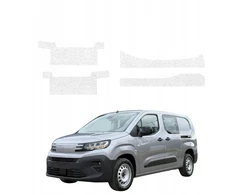 GrizzGlass Balta techninė danga HeavyDuty Baltas ant slenksčių su įdubimais, skirta Peugeot Partner (2018-2026) [4w1] (GRZ22547)