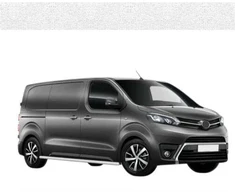 GrizzGlass Balta techninė danga HeavyDuty Baltas kairiajam krovininio skyriaus durų slenksčiui, skirtas Toyota Proace (2024-2026) (GRZ22328)