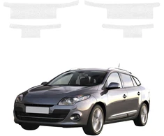 GrizzGlass Balta techninė danga HeavyDuty Baltas ant slenksčių, skirta Renault Megane 3 Kombi 5D (2008-2012) [4w1] (GRZ21495)