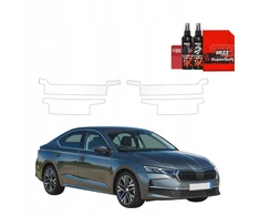 GrizzGlass Bespalvė apsauginė plėvelė BodyShield slenksčiams, skirta Skoda Octavia 4 Liftback Facelift (2024-2026) [4w1] (GRZ22741)