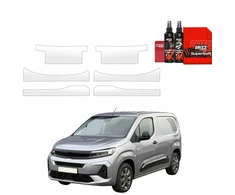 GrizzGlass Bespalvė apsauginė plėvelė BodyShield ant slenksčių, skirta Opel Combo Cargo (2018-2026) [6w1] (GRZ22391)