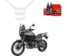 GrizzGlass Bespalvė apsauginė plėvelė BodyShield priekiniams žibintams, skirta CFMOTO 450MT (2024-2026) [3w1] (GRZ22495)