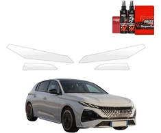 GrizzGlass Bespalvė apsauginė plėvelė BodyShield priekiniams žibintams Peugeot 308 GT Hatchback (2026) [4w1] (GRZ20022)