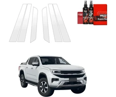 GrizzGlass Bespalvė apsauginė plėvelė BodyShield ant statramsčių, skirta Volkswagen Amarok (2023-2026) [6w1] (GRZ20064)
