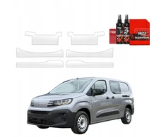 GrizzGlass Bespalvė apsauginė plėvelė BodyShield slenksčiams su įdubimais, skirta Peugeot Partner (2018-2026) [6w1] (GRZ22627)