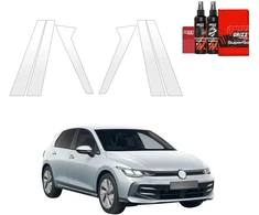 GrizzGlass Bespalvė apsauginė plėvelė BodyShield statramsčiams, skirtiems Volkswagen Golf 8 Variant (2024-2026) [6w1] (GRZ20084)
