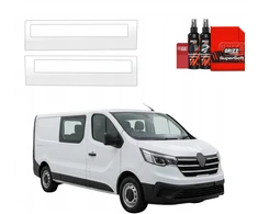 GrizzGlass Bespalvė apsauginė plėvelė BodyShield ant slenksčių, skirta Renault Traffic 3 Facelift (2020-2026) [2w1] (GRZ22692)