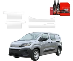 GrizzGlass Bespalvė apsauginė plėvelė BodyShield ant slenksčių, skirta Peugeot Partner (2018-2026) [4w1] (GRZ22681)