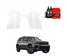 GrizzGlass Bespalvė apsauginė plėvelė BodyShield ant statramsčių, skirta Jeep Grand Cherokee (2025-2026) [12w1] (GRZ19780)