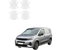 GrizzGlass Bespalvė techninė danga HeavyDuty Clear po rankenomis, skirta Opel Combo Cargo (2018-2026) [4w1] (GRZ22068)