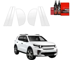 GrizzGlass Bespalyvė apsauginė plėvelė BodyShield stulpams Citroen C3 Aircross (2025-2026) [6w1] (GRZ19997)