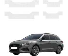 GrizzGlass bespalvė techninė HeavyDuty Clear danga slenksčiams, skirtiems Hyundai i30 Wagon (2020-2026) [4in1] (GRZ21071)