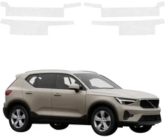 GrizzGlass Bespalvė techninė danga HeavyDuty Clear ant slenksčių, skirtų Volvo XC40 (2022-2026) [4w1] (GRZ21208)