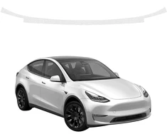 GrizzGlass bespalvė techninė danga HeavyDuty Clear bagažinės slenksčiui, skirta Tesla Model Y (2020-2024) (GRZ21002)
