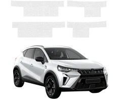 GrizzGlass Bespalvė techninė danga HeavyDuty Clear ant slenksčių skirtų Mitsubishi ASX Facelift (2024-2026) [4w1] (GRZ20838)