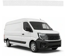 GrizzGlass bespalvė techninė danga HeavyDuty Clear kairiajai krovininio skyriaus durų slenksčiui, skirta Nissan Interstar-e 3 (2024-2026) (GRZ22793)