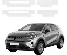 GrizzGlass Bespalvė techninė danga HeavyDuty Clear slenksčiams, skirtiems Renault Symbioz (2024-2026) [4w1] (GRZ21015)