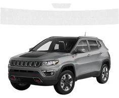 GrizzGlass Bespalvė techninė danga HeavyDuty Clear bagažinės slenksčiui, skirtam Jeep Compass (2020-2024) [2 in 1] (GRZ20998)