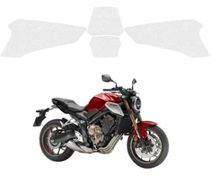 GrizzGlass Bespalvė techninė danga HeavyDuty Clear bakui Honda CB650R (2021-2023) [4w1] (GRZ22525)