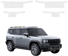 GrizzGlass Bespalvė techninė danga HeavyDuty Clear ant slenksčių, skirta Jetour T2 (2025-2026) [8w1] (GRZ20798)