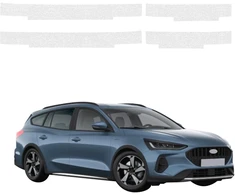 GrizzGlass Bespalvė techninė danga HeavyDuty Clear slenksčiams, skirtiems Ford Focus Active X Kombi Facelift (2021-2025) [4w1] (GRZ20823)