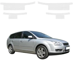 GrizzGlass Bespalvė techninė danga HeavyDuty Clear slenksčiams, skirtiems Ford Focus Mk2 Combinė (2004-2007) [4w1] (GRZ20817)