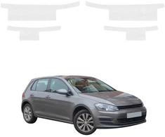 GrizzGlass Bespalvė techninė danga HeavyDuty Clear ant slenksčių, skirtų Volkswagen Golf 7 Hatchback 5D (2012-2020) [4w1] (GRZ21188)