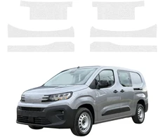 GrizzGlass Bespalvė techninė danga HeavyDuty Clear ant slenksčių, skirta Peugeot Partner (2018-2026) [6w1] (GRZ22513)