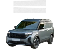 GrizzGlass Bespalvė techninė danga HeavyDuty Clear priekinėms slenkstinėms dalims be įdubos, skirta Ford Transit Courier (2024-2026) [2in1] (GRZ21905)