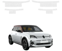 GrizzGlass Bespalvė techninė danga HeavyDuty Clear ant slenksčių, skirta Renault R5 (2024-2026) [4w1] (GRZ21862)